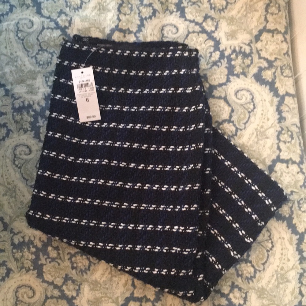 Ann Taylor Factory Tweed Pencil Skirt NWT